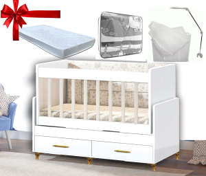 MiniGold Anne Yanı Sallanır Bebek beşiği