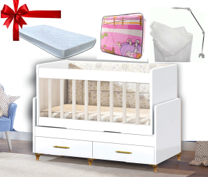 MiniGold Anne Yanı Sallanır Bebek beşiği