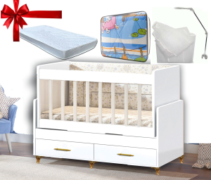 MiniGold Anne Yanı Sallanır Bebek beşiği