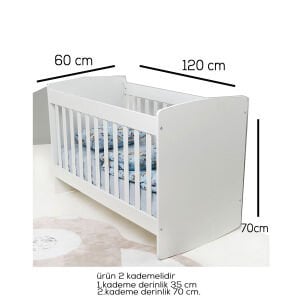 Sallanabilen Kademe ayarlı Bebek Beşiği