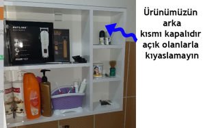 Tek Kapaklı Raflı Aynalı Banyo Dolabı Üst Modülü Beyaz