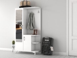 Vestiyer,Portmanto Aynalı dolaplı